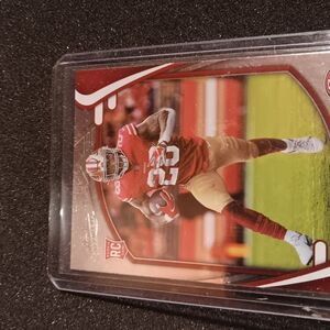 NFL Rookie Card - Red and Gold